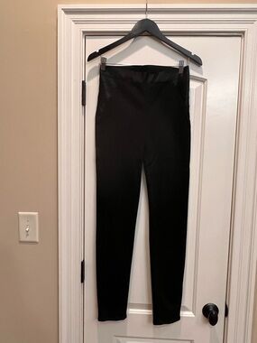 Goldsign Black Skinny Tuxedo Side Panel Pants